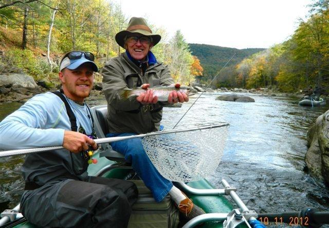 Jon and Rickard on the Deerfield River, MA